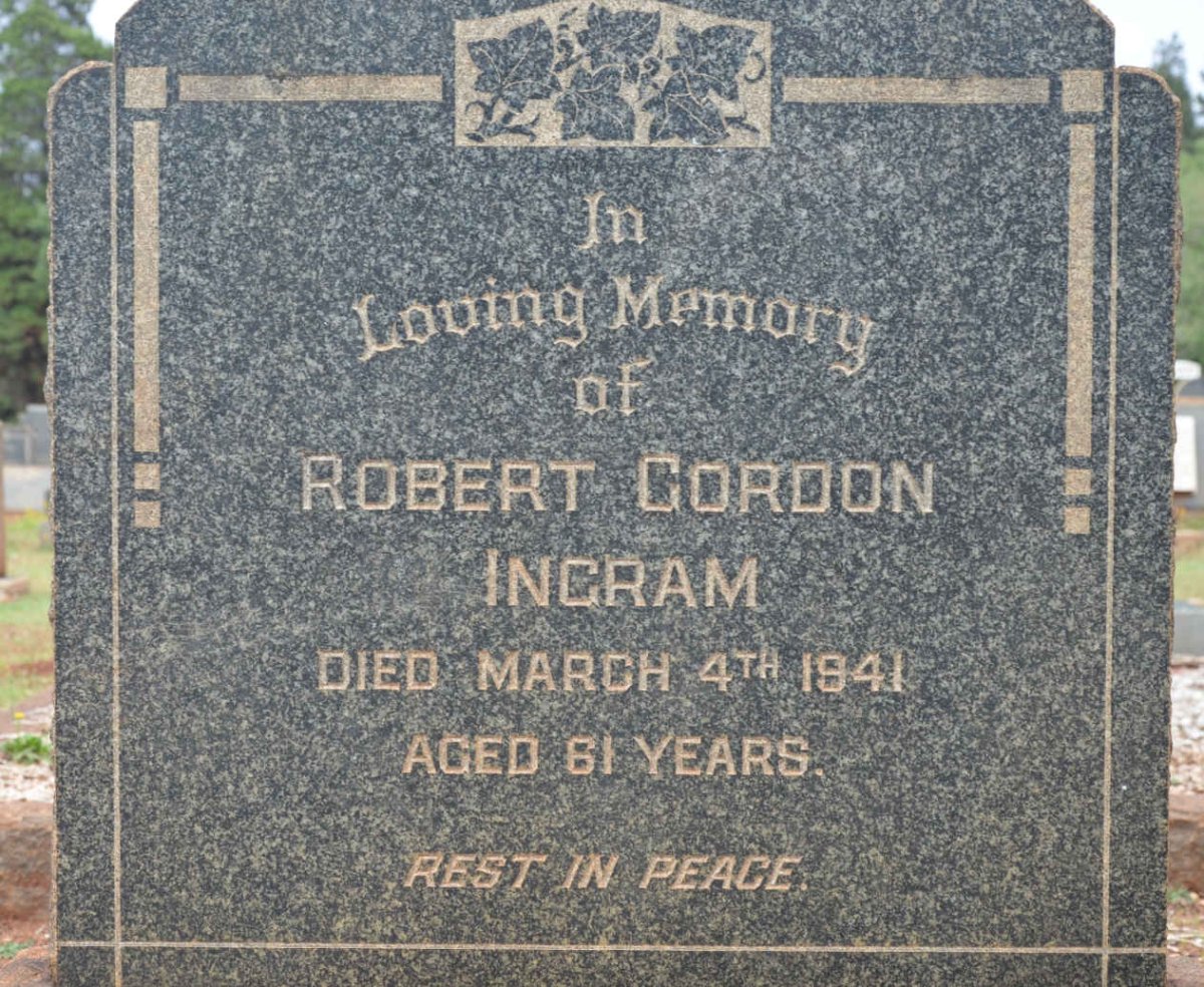 INGRAM Robert Gordon -1941