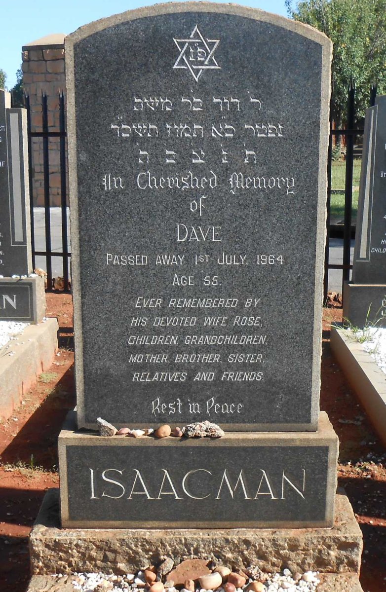 ISAACMAN Dave -1964