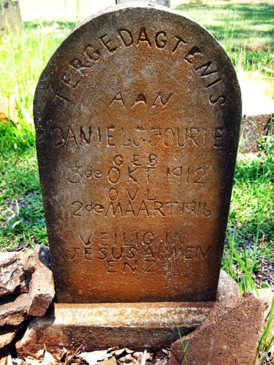 FOURIE Daniel J. 1912-1916