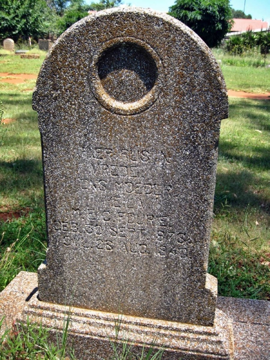 FOURIE Heyla M.E.C. 1878-19??