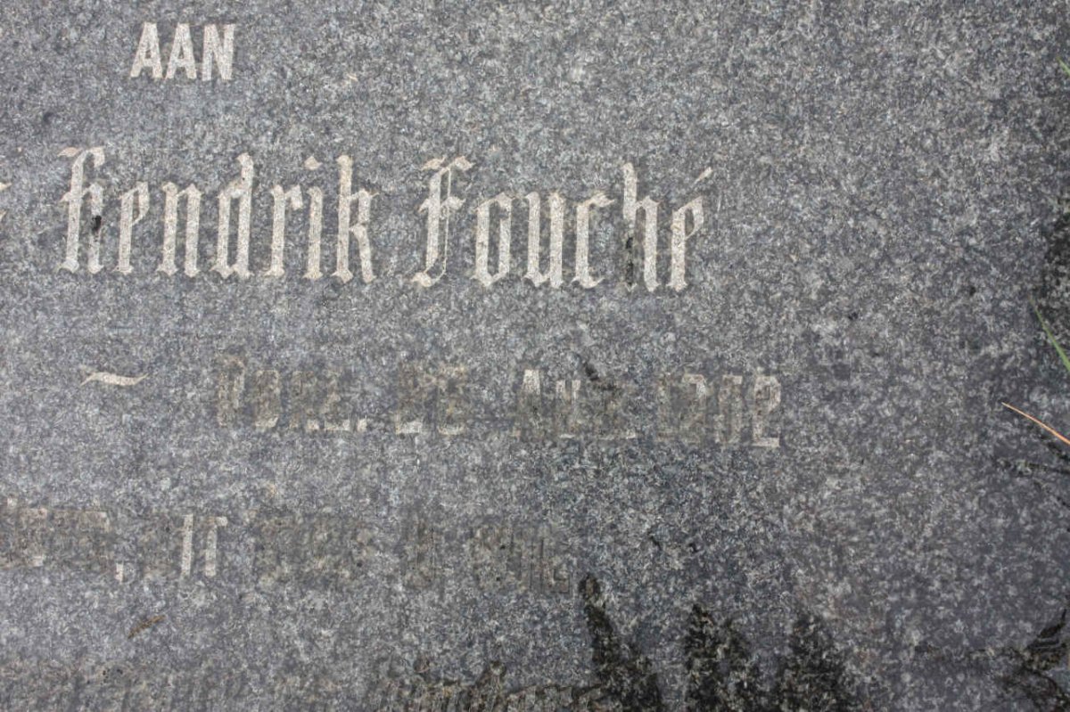 FOUCHE Johannes Hendrik 1907-1962