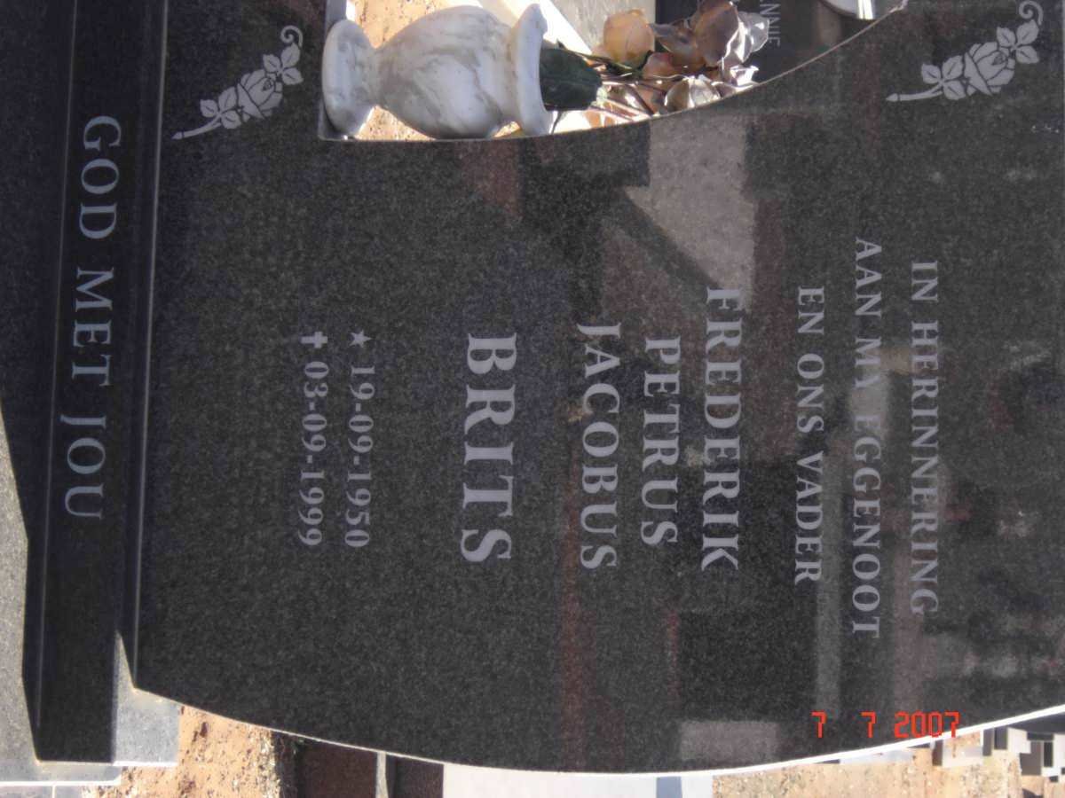 BRITS Frederik Petrus Jacobus 1950-1999