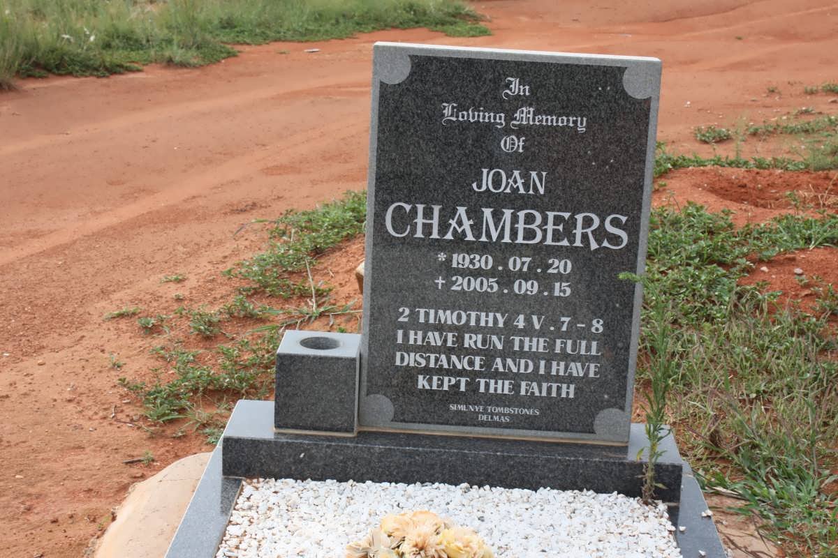 CHAMBERS Joan 1930-2005