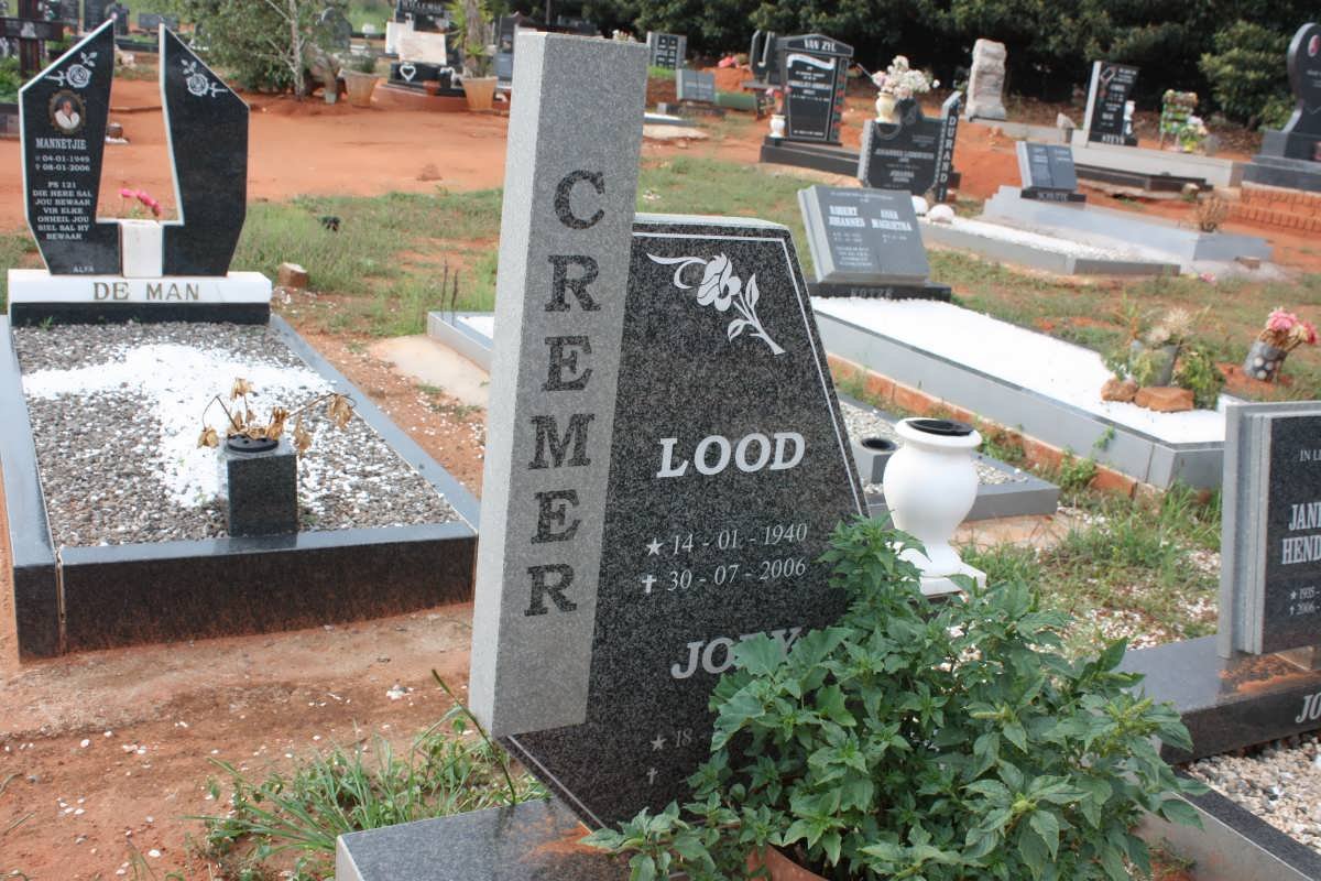 CREMER Lood 1940-2006 &amp; Joey ?