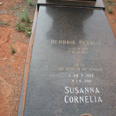 CLOETE Hendrik Petrus 1913-1977 &amp; Susanna Cornelia 1922-2011