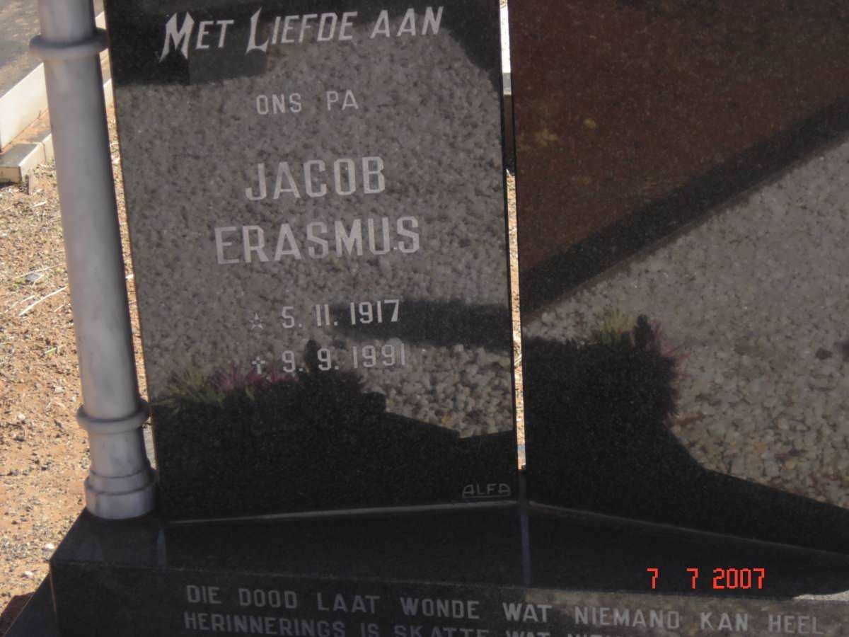 ERASMUS Jacob 1917-1991