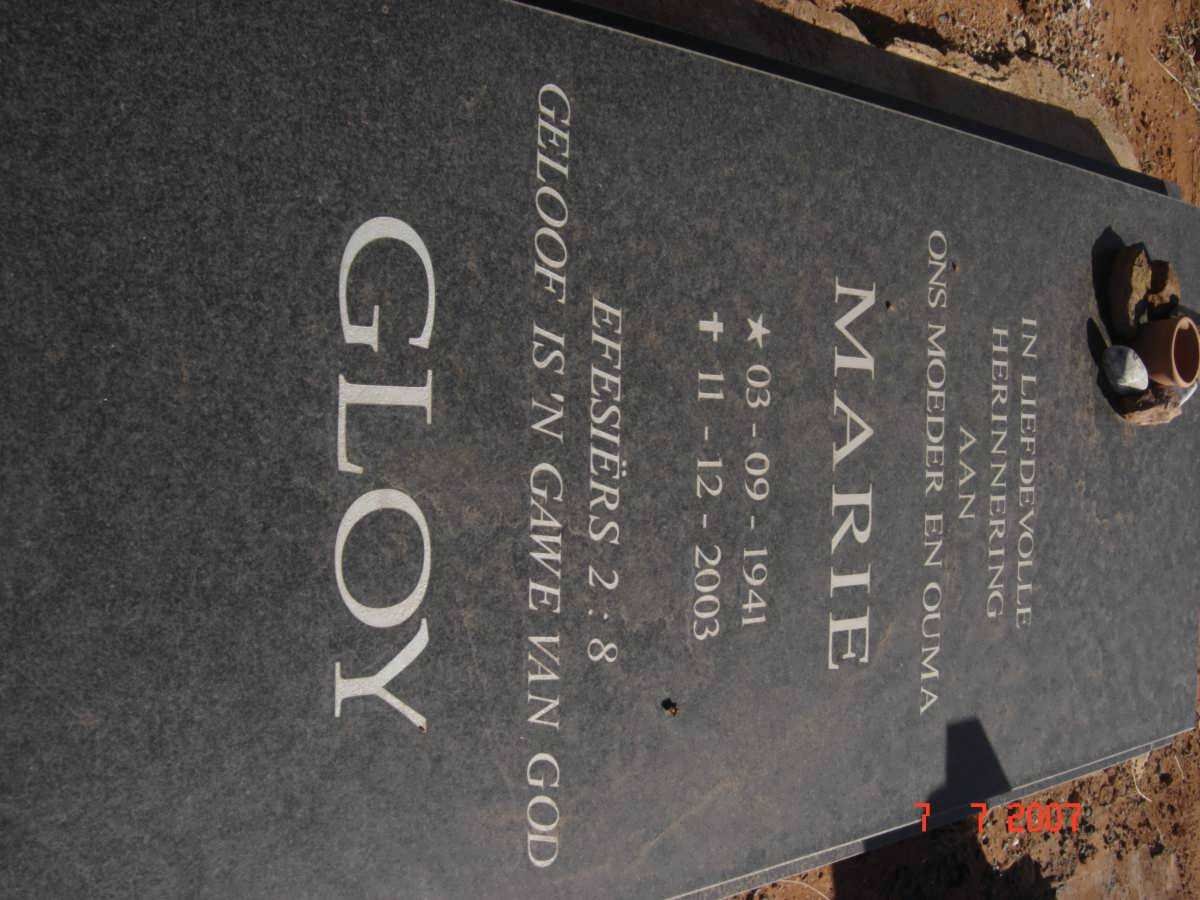 GLOY Marie 1941-2003
