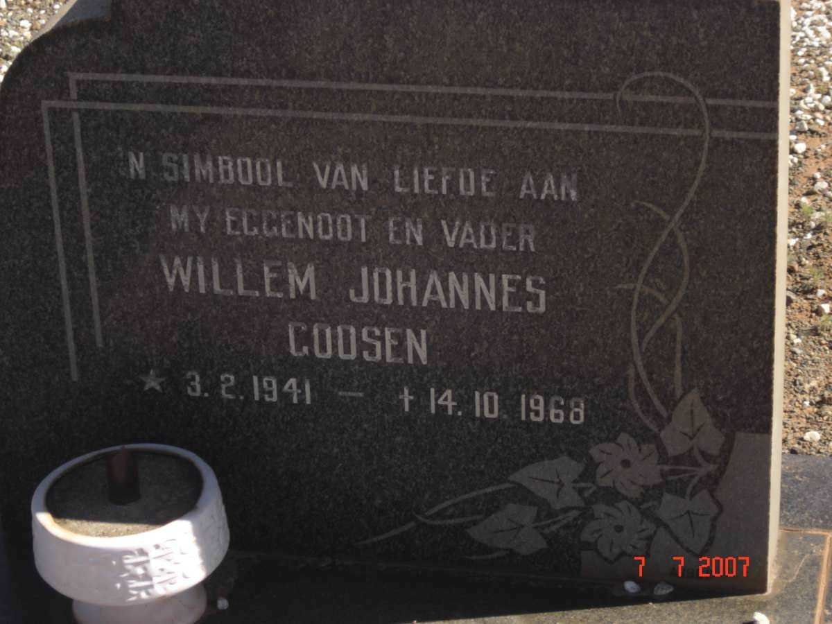 GOOSEN Willem Johannes 1941-1968