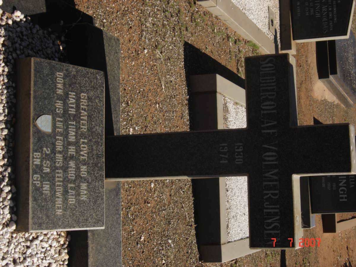 JENSEN Olaf Volmer 1930-1974