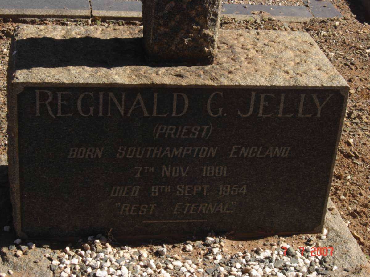 JELLY Reginald G. 1881-1954