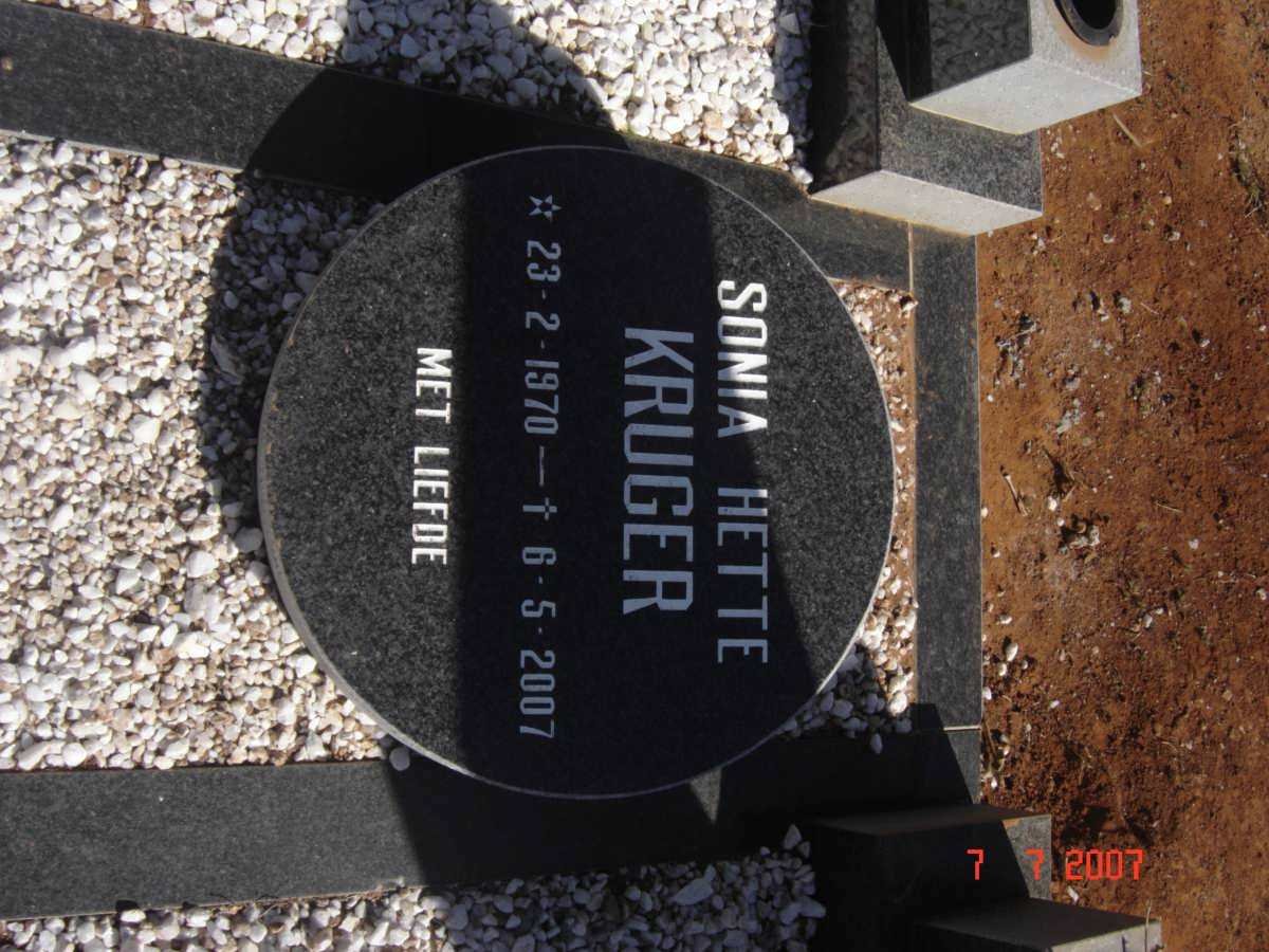 KRUGER Sonia Hette 1970-2007