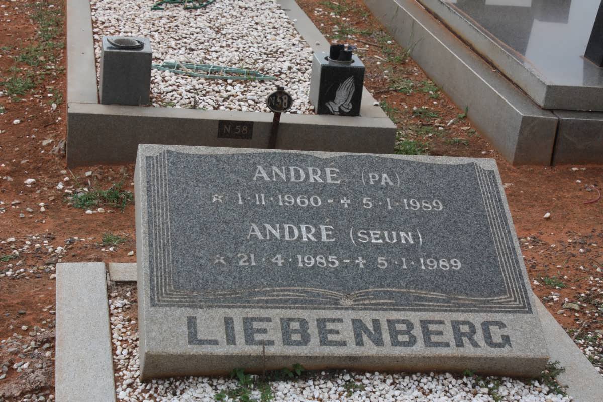 LIEBENBERG André 1960-1989 :: LIEBENBERG André 1985-1989