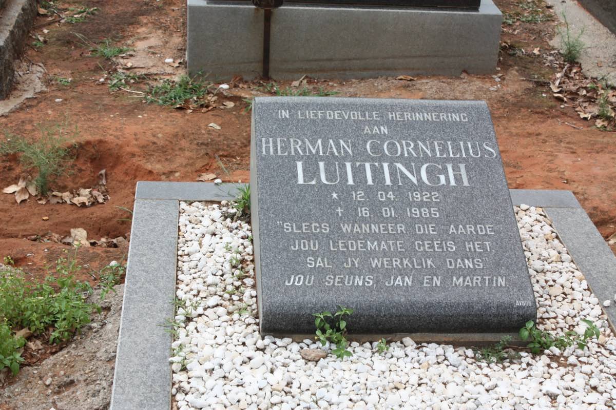 LUITINGH Herman Cornelius 1922-1985