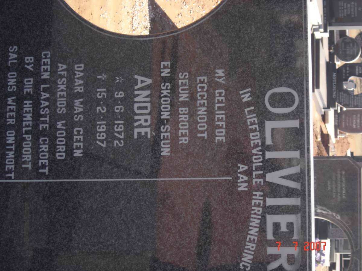 OLIVIER Andre 1972-1997