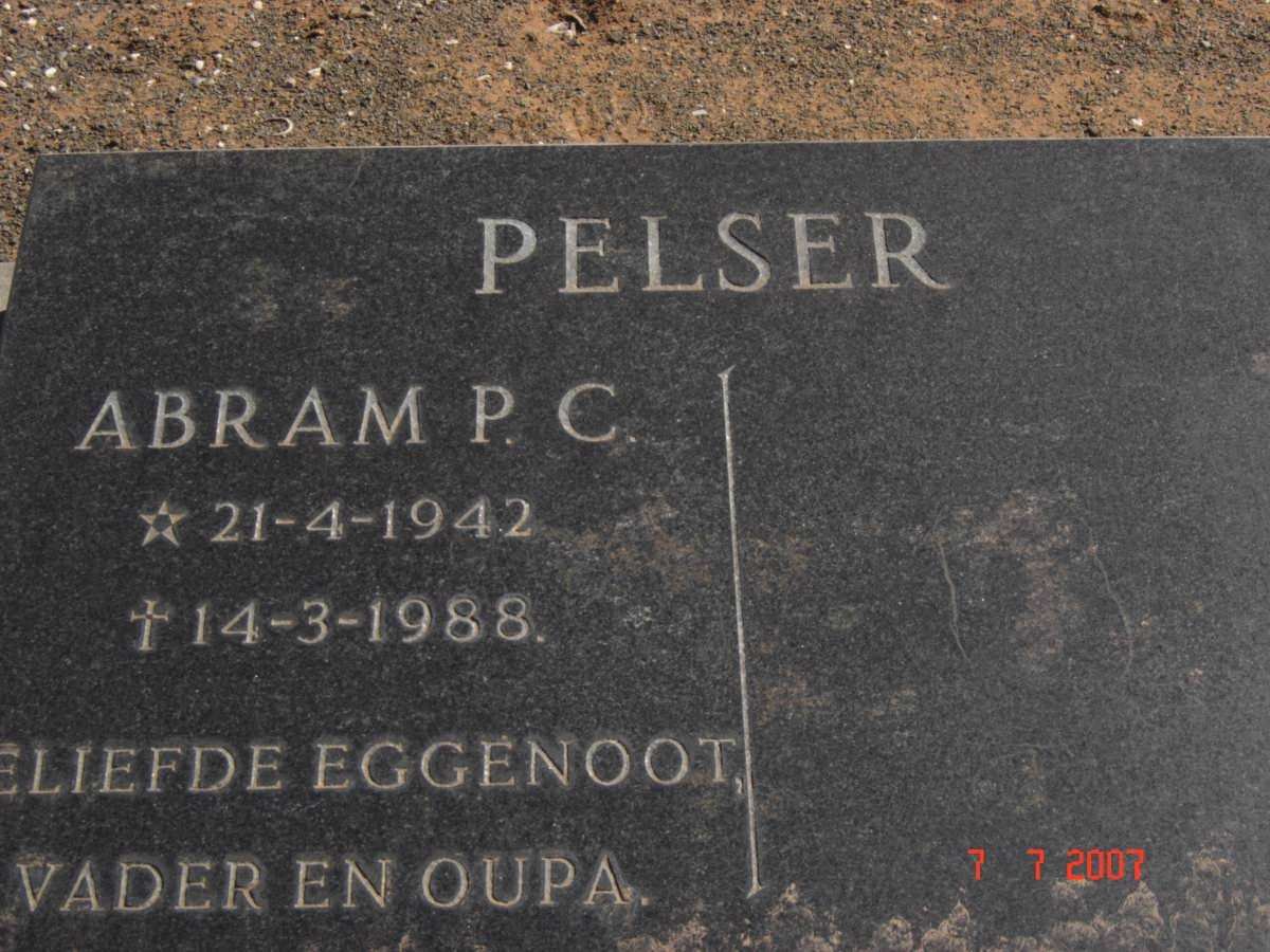 PELSER Abram P.C. 1942-1988
