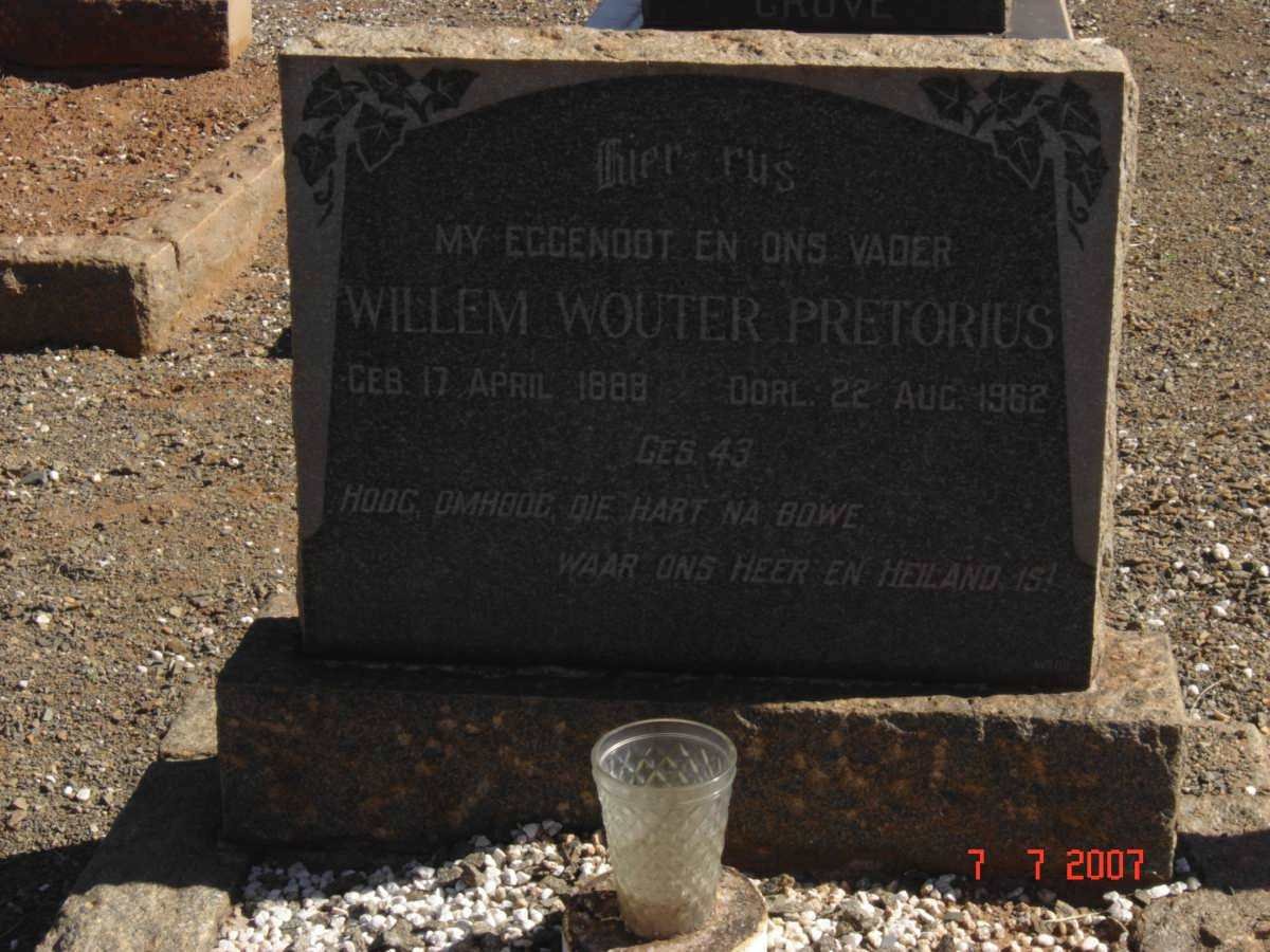 PRETORIUS Willem Wouter 1888-1962