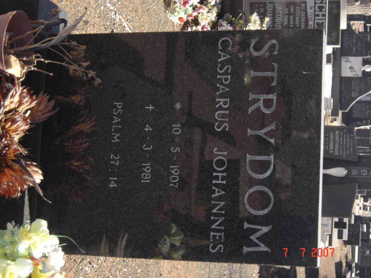 STRYDOM Casparus Johannes 1907-1981