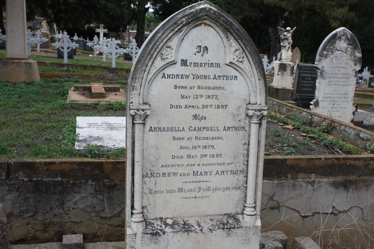 ARTHUR Andrew Young 1877-1897 :: ARTHUR Anabella Campbell 1879-1897