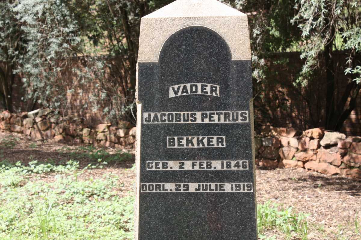 BEKKER Jacobus Petrus 1846-1919 &amp; Catharina Margaretha MEYER 1848-1924