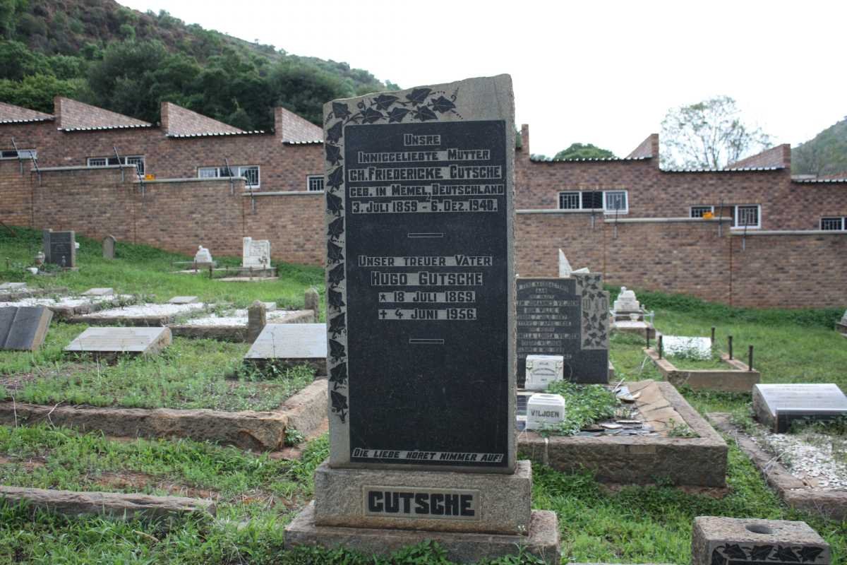 GUTSCHE Hugo 1869-1956 &amp; C.H. Friedericke 1859-1948