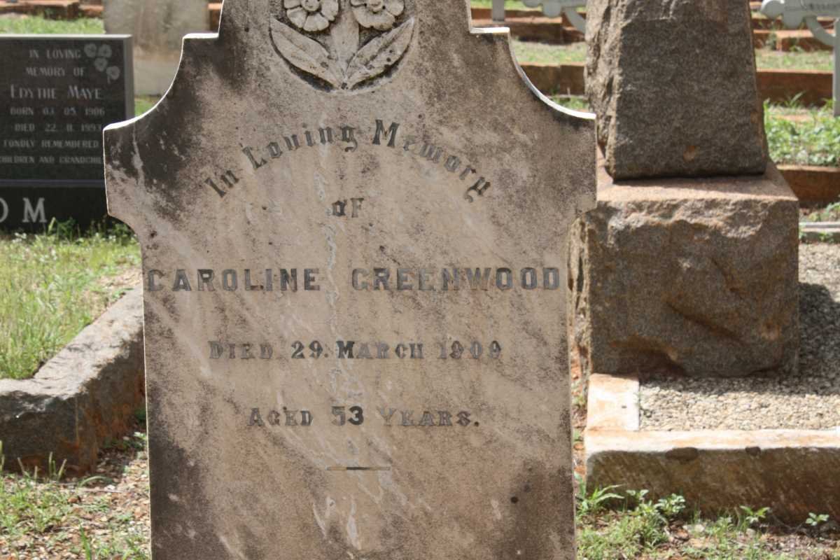 GREENWOOD Caroline -1909