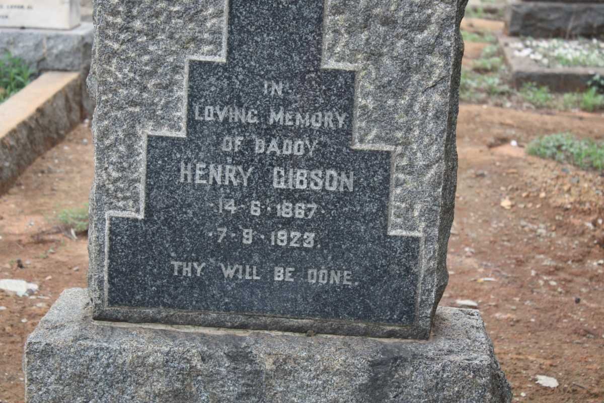 GIBSON Henry 1867-1923