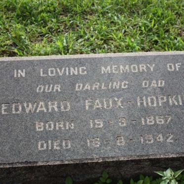 HOPKINS Edward Faux 1867-1942 