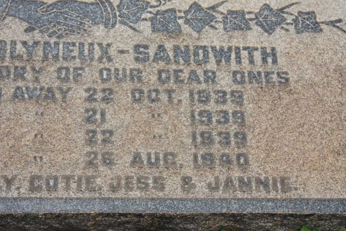 KAMFFER-MOLYNEUX-SANDWITH Mam -1939 :: KAMFFER-MOLYNEUX-SANDWITH Fuller 1939