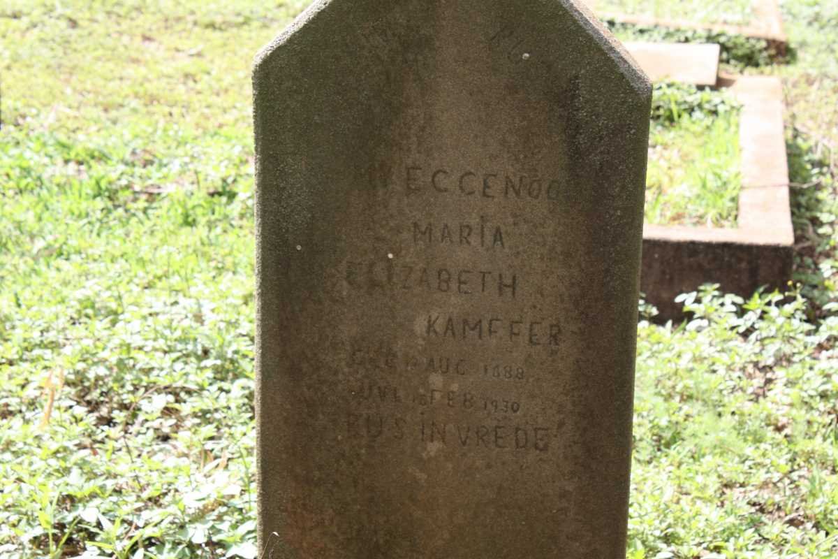 KAMFFER Maria Elizabeth 1889-1930