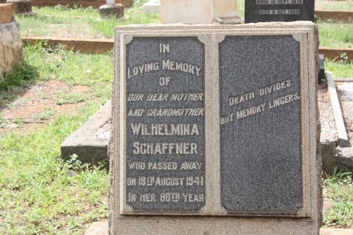 SCHAFFNER Wilhelmina -1941