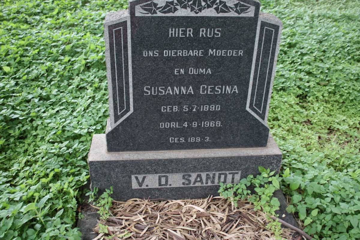 SANDT Susanna Gesina, v.d. 1890-1968