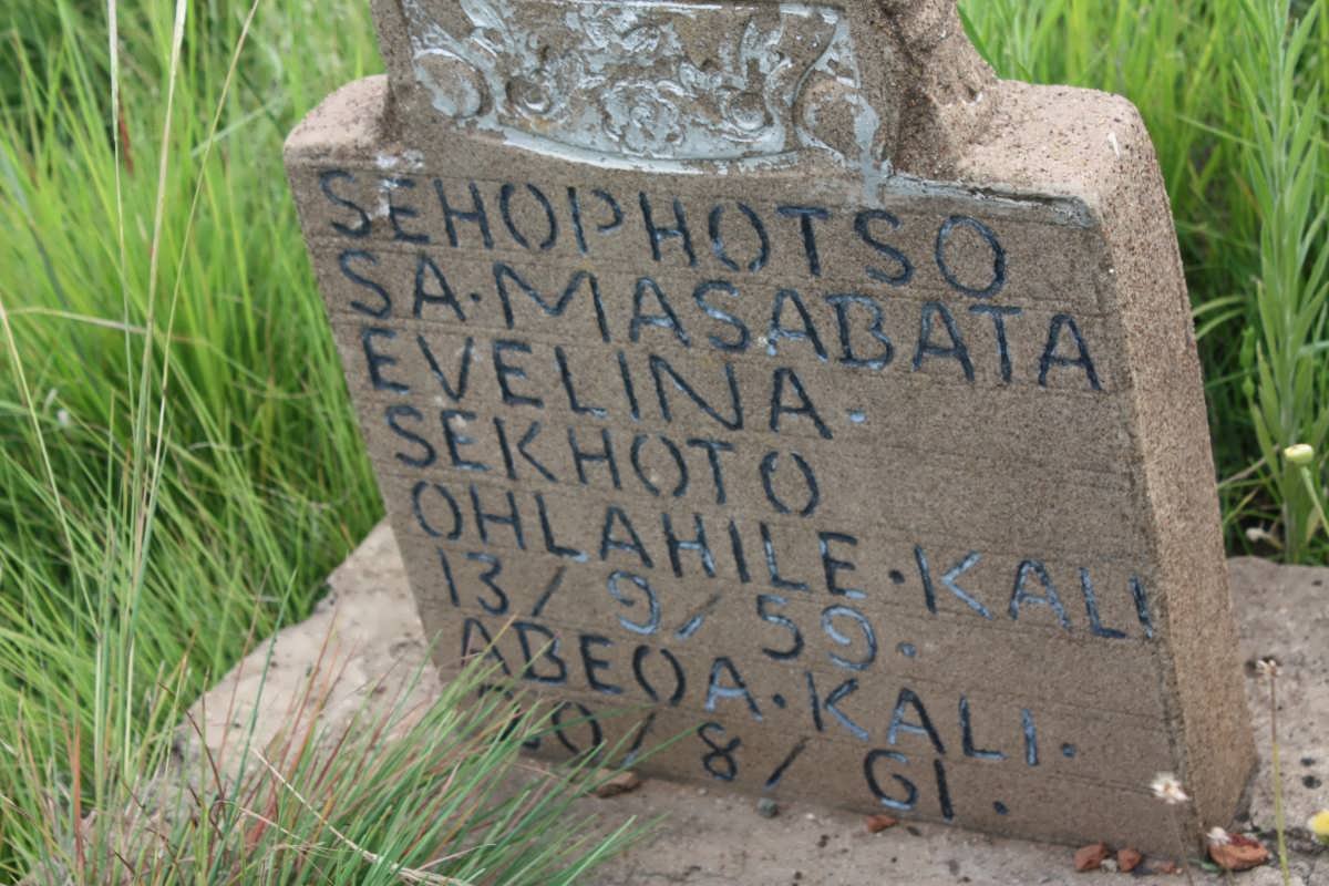 MASABATA Evelina Sekhoto, Sehophotsoma 1959-1961