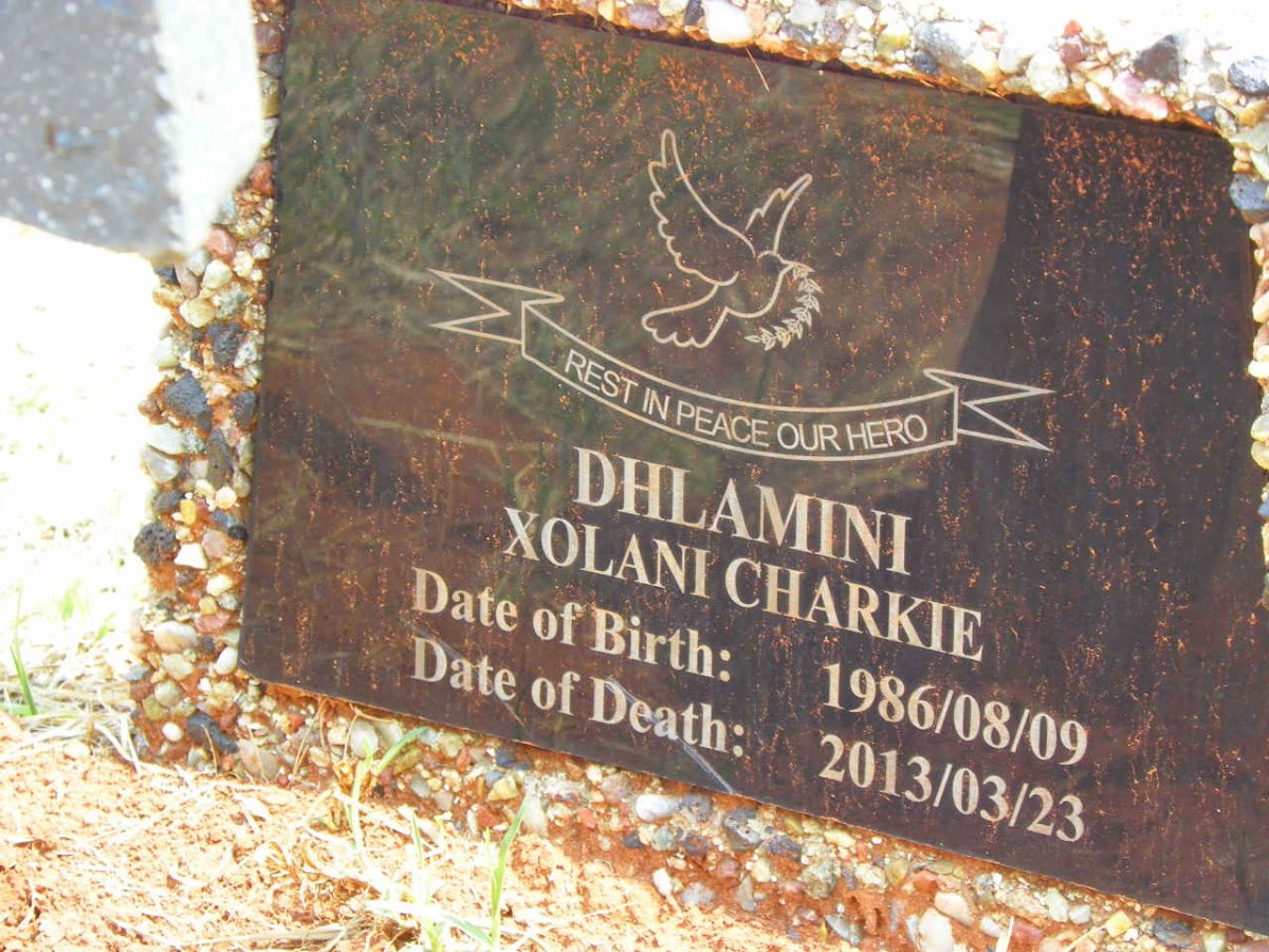 DHLAMINI Xolani Charkie 1986-2013