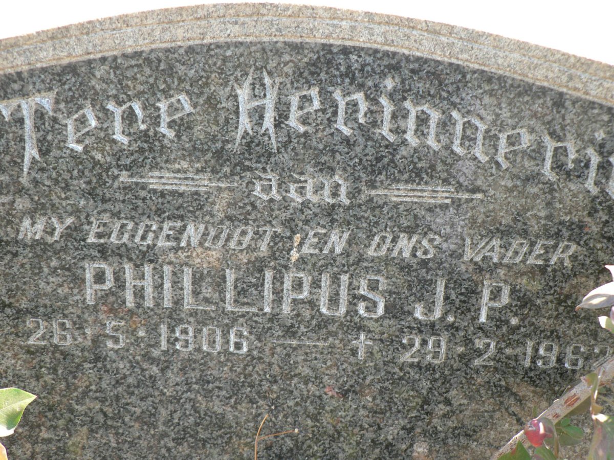 ? Phillipus J.P. 1906-1962