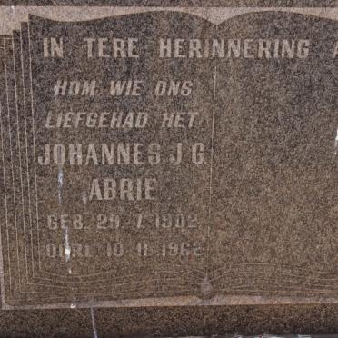 ? Johannes J.G. 1902-1962