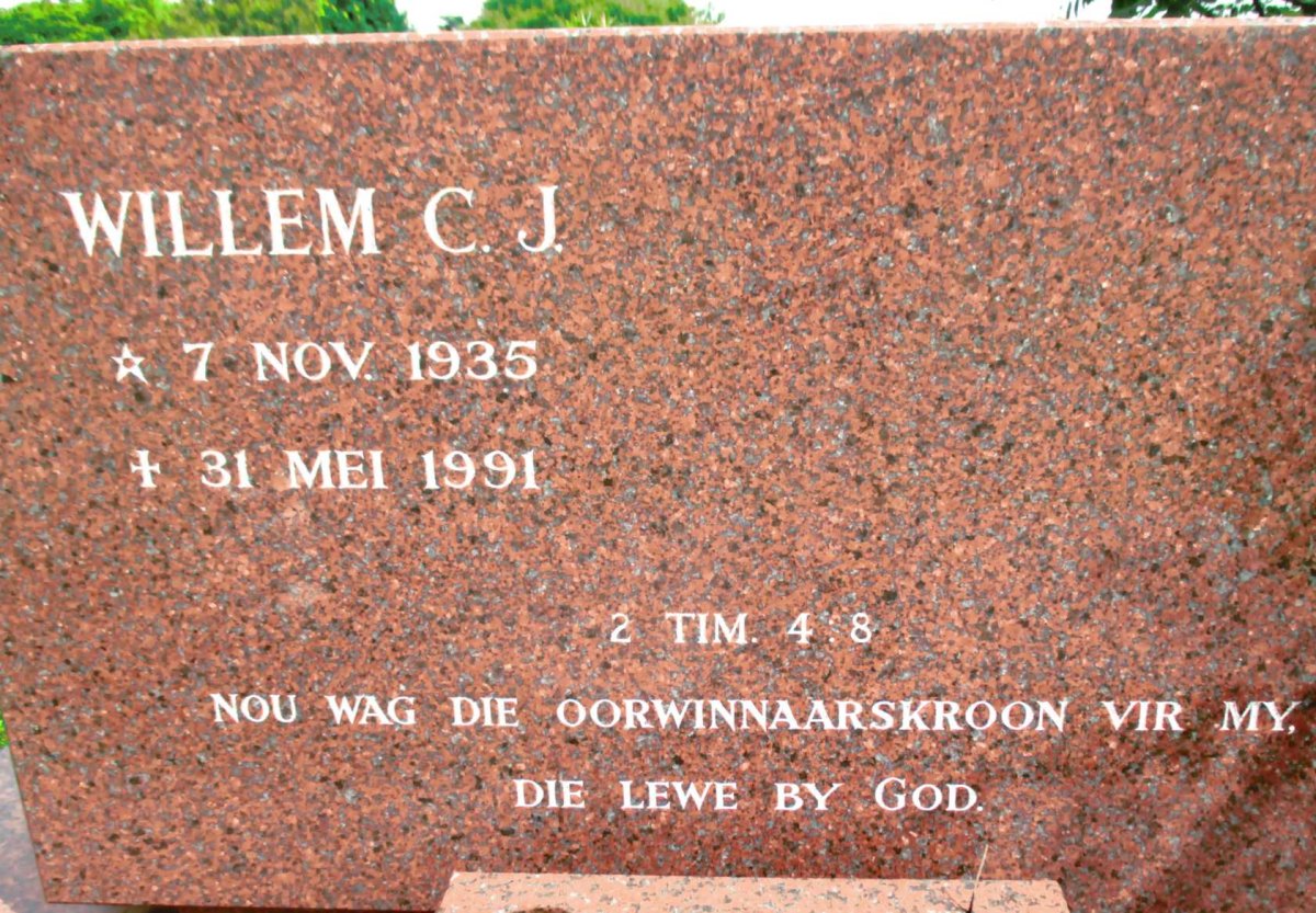 ? Willem C.J. 1935-1991