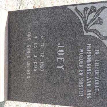 ? Joey 1927-1975