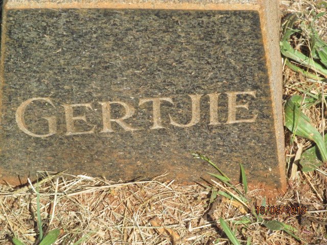 ? Gertjie