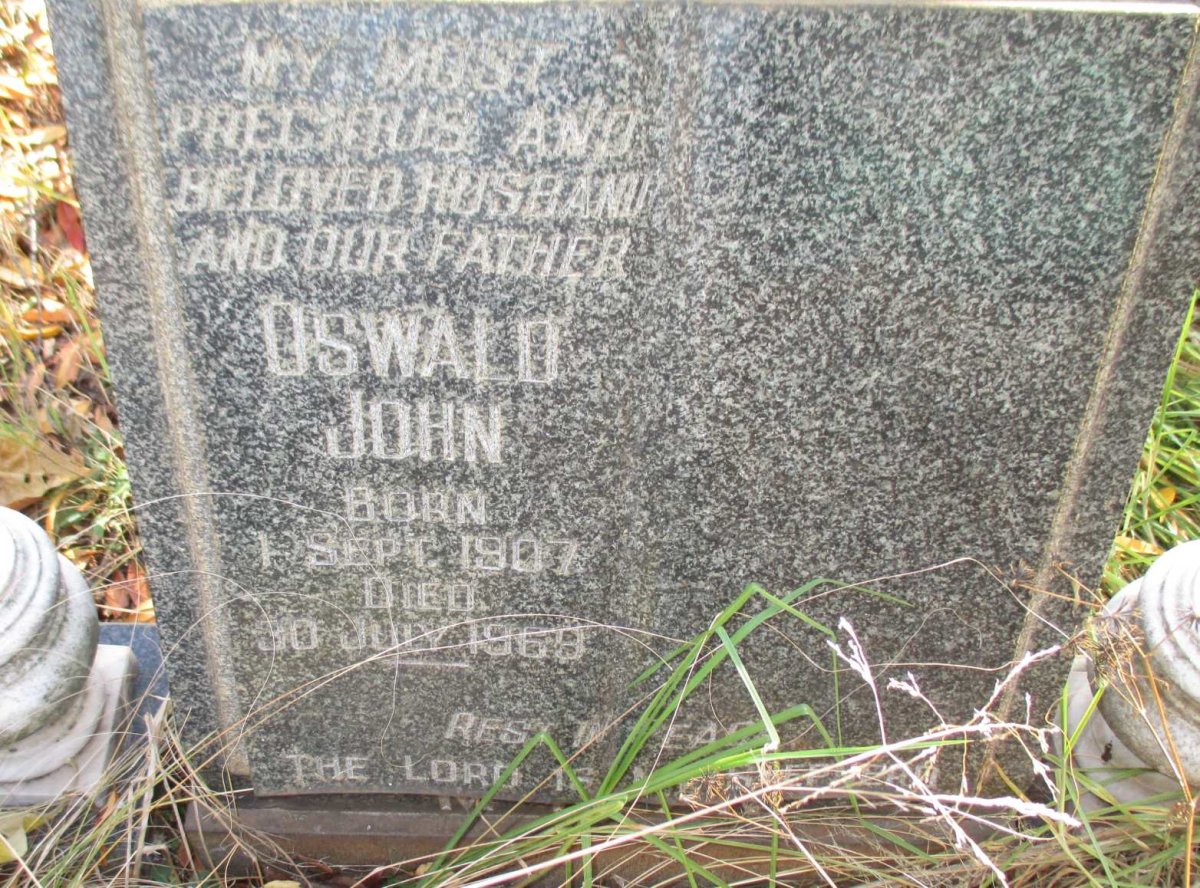 ? Oswald John 1907-1969