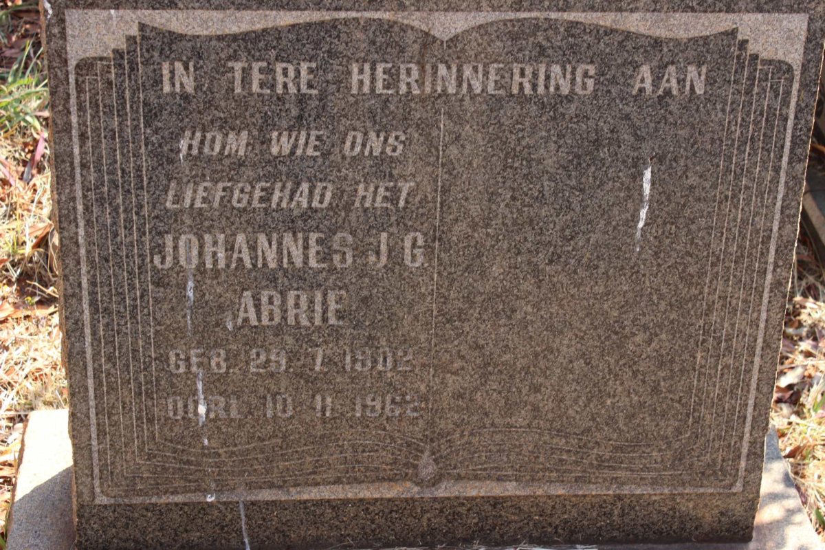 ? Johannes J.G. 1902-1962