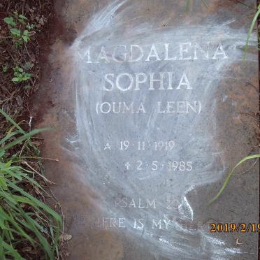 ? Magdalena Sophia 1919-1985