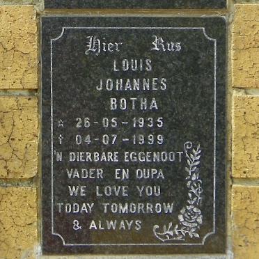 BOTHA Louis Johannes 1935-1999