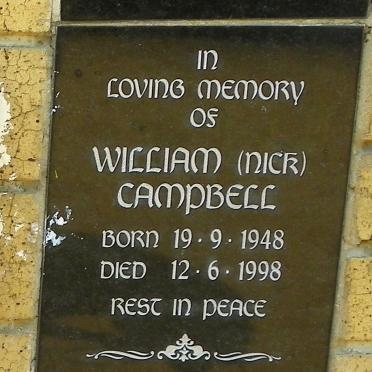 CAMPBELL William 1948-1998