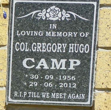 CAMP Gregory Hugo 1956-2012