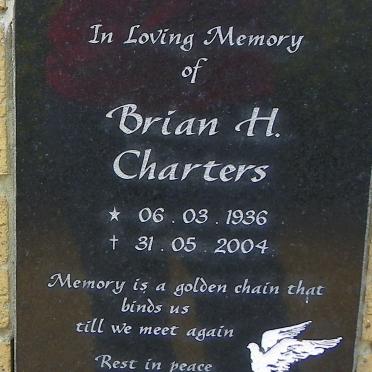 CHARTERS Brian H. 1936-2004