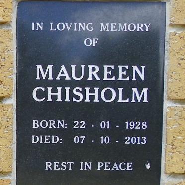 CHISHOLM Maureen 1928-2013