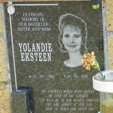 EKSTEEN Yolandie 1982-2010