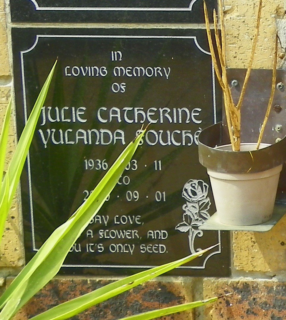 FOUCHÉ Julie Catherine Yulanda 1936-20??