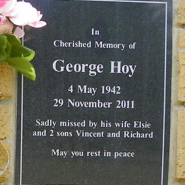 HOY George 1942-2011