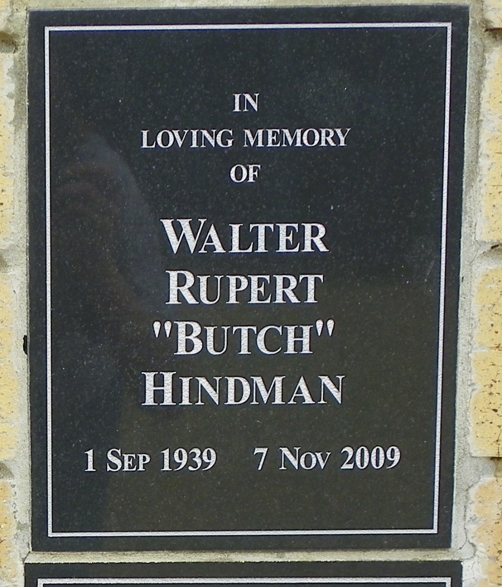 HINDMAN Walter Rupert 1939-2009